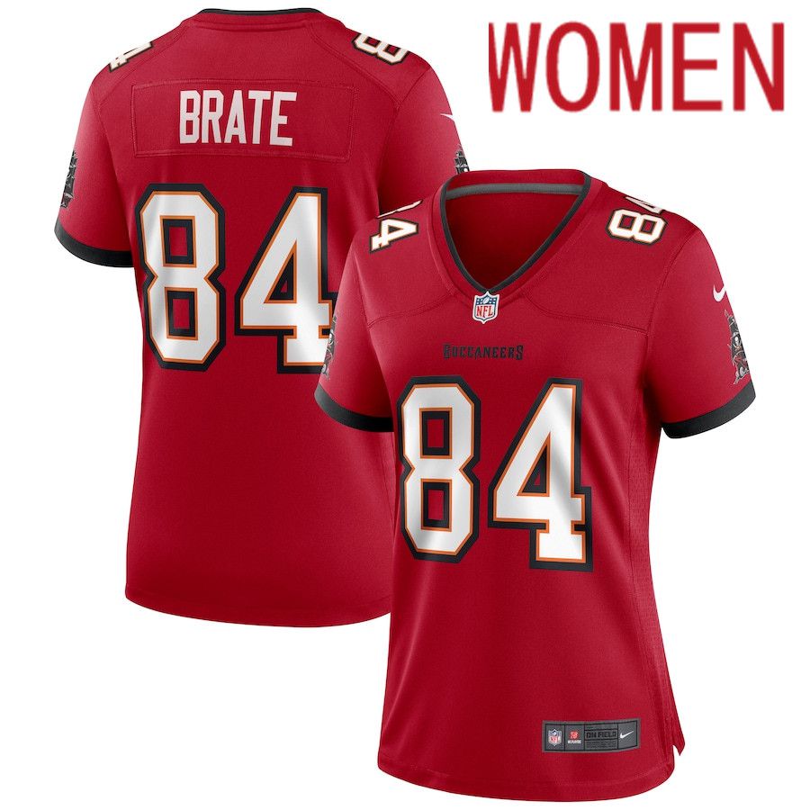 Women Tampa Bay Buccaneers #84 Cameron Brate Nike Red Game NFL Jersey